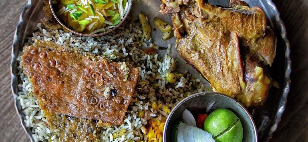 باقالی پلو با گوشت
