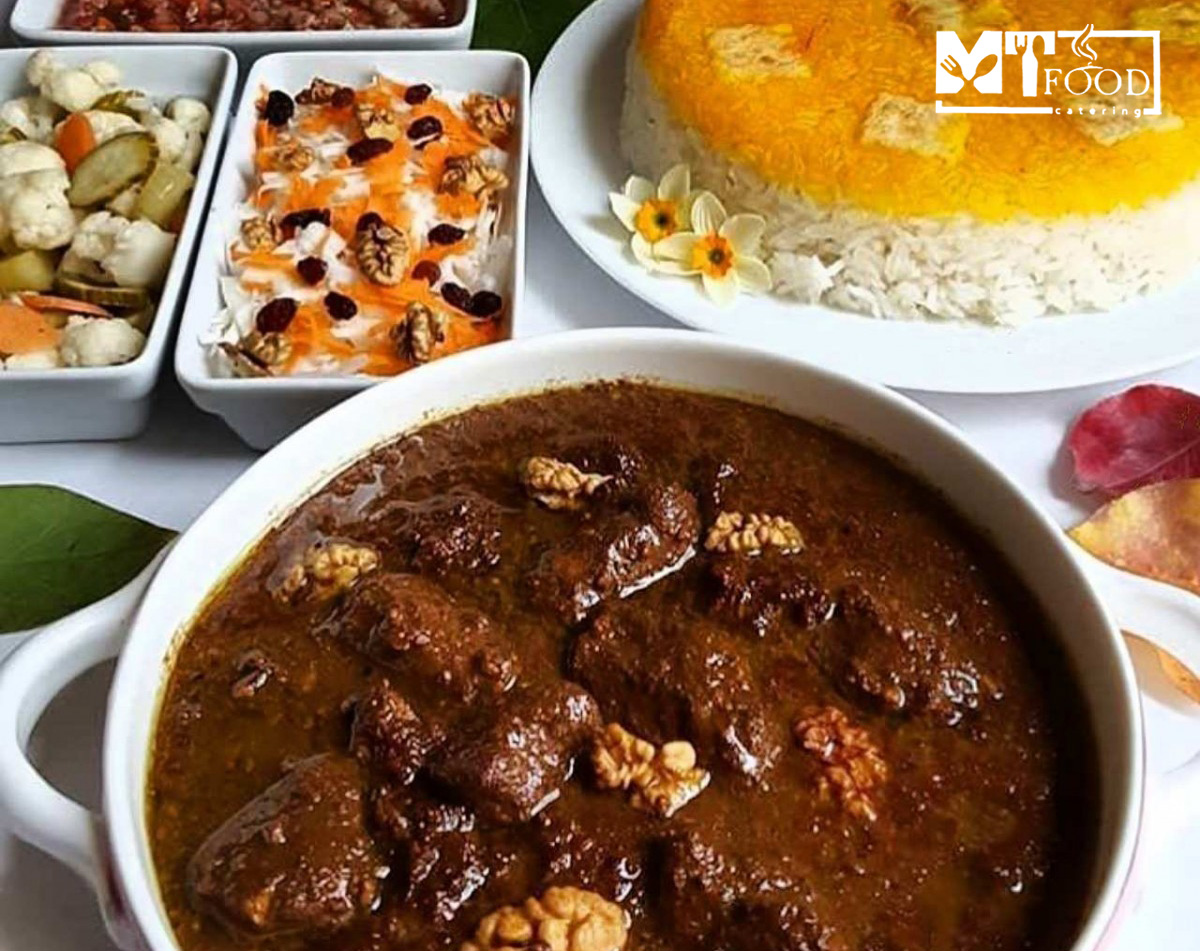 چلو خورش فسنجان