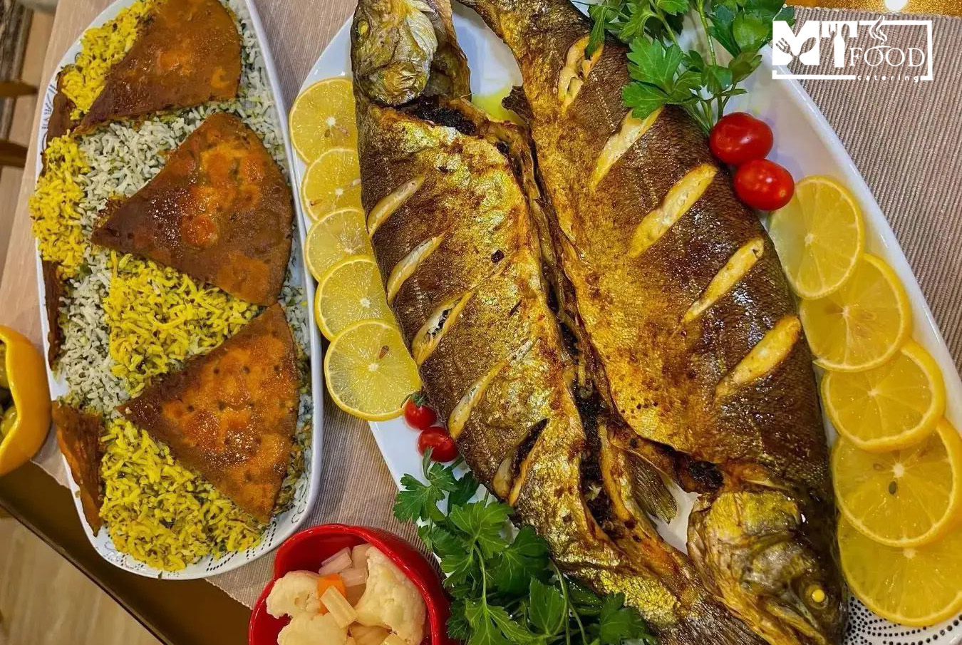 سبزی پلو با ماهی