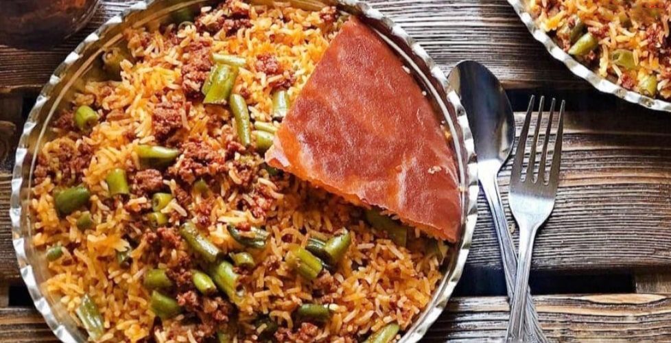 لوبیا پلو