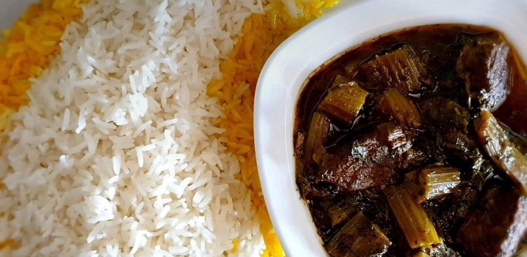 چلو خورش کرفس