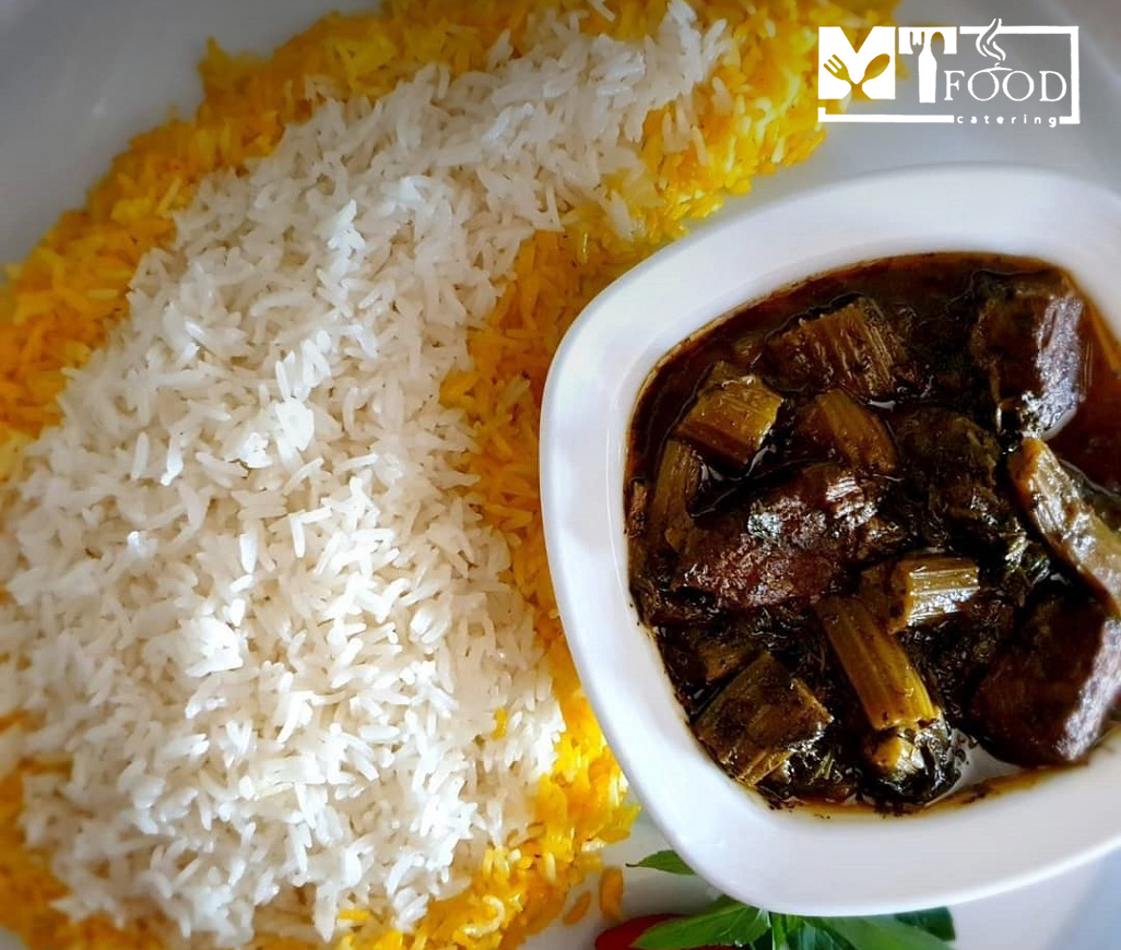 چلو خورش کرفس
